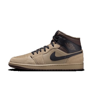 Air Jordan 1 Mid herenschoenen - Bruin