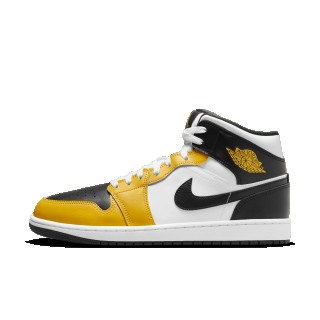 Air Jordan 1 Mid Herenschoenen - Geel