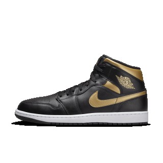 Air Jordan 1 Mid Herenschoenen - Zwart