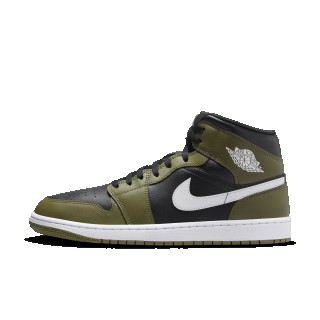 Air Jordan 1 Mid Herenschoenen - Zwart