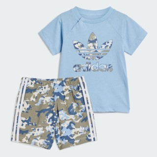 Adidas Camo Short T-shirt Set