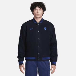 Chelsea FC Nike voetbalvarsityjack voor heren - Blauw