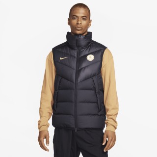 Chelsea FC Windrunner Nike voetbalbodywarmer met dons voor heren - Blauw