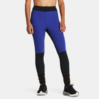 Damestights Under Armour QUnder Armourlifier Cold Zwart / Team Royal / Reflecterend L