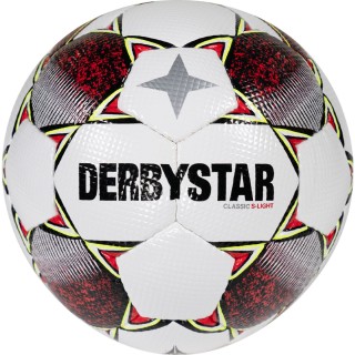 Derbystar Classic S-Light II Voetbal 4 x 3 Vlakken Maat 3 Wit Rood Geel