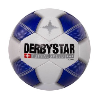 Derbystar Futsal Speed Zaalvoetbal Maat 4 Wit Blauw