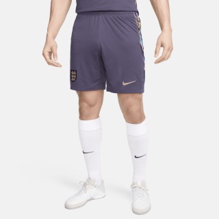 Engeland 2024 Stadium Uit Nike Dri-FIT replica voetbalshorts voor heren - Paars