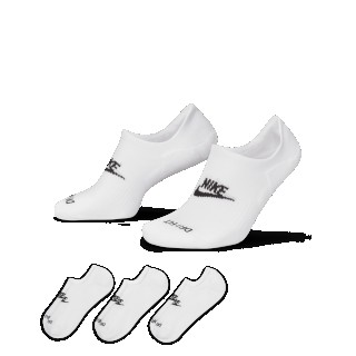 Everyday Plus Cushioned Nike Footie sokken - Wit