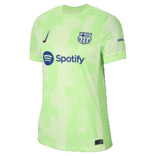 FC Barcelona 2024/25 Stadium Derde Nike Dri-FIT replicavoetbalshirt voor dames - Geel