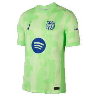 FC Barcelona 2024/25 Stadium Derde Nike Dri-FIT replicavoetbalshirt voor heren - Geel