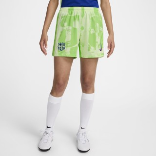 FC Barcelona 2024/25 Stadium Derde Nike Dri-FIT replicavoetbalshorts voor dames - Geel