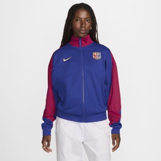 FC Barcelona Academy Pro Thuis Nike Dri-FIT voetbalvolksliedjack voor dames - Blauw