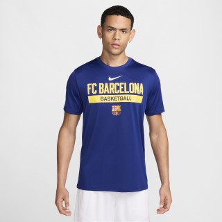 FC Barcelona Practice Nike Dri-FIT basketbalshirt voor heren - Blauw