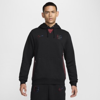 FC Barcelona Standard Issue Uit Nike Dri-FIT voetbalhoodie voor heren - Zwart