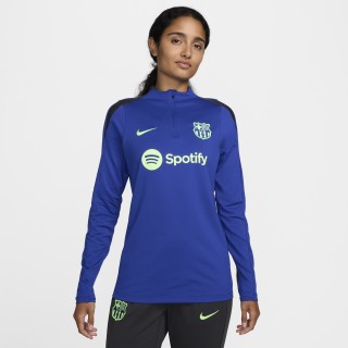 FC Barcelona Strike Derde Nike Dri-FIT voetbaltrainingstop voor dames - Blauw