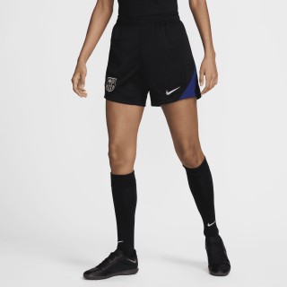 FC Barcelona Strike Nike Dri-FIT knit voetbalshorts voor dames - Zwart