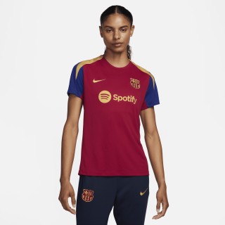 FC Barcelona Strike Nike Dri-FIT knit voetbaltop voor dames - Rood