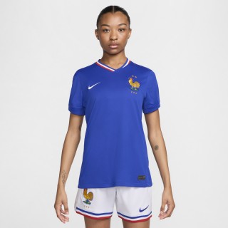 FFF (herenelftal) 2024/25 Stadium Thuis Nike Dri-FIT replica voetbalshirt voor dames - Blauw