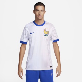 FFF (herenelftal) 2024/25 Stadium Uit Nike Dri-FIT replica voetbalshirt voor heren - Wit