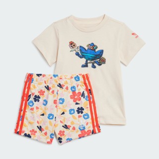 Adidas Floral Short T-shirt Set