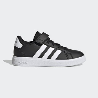 Adidas Grand Court Court Schoenen met Elastische Veters en Klittenband