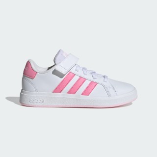 Adidas Grand Court Court Schoenen met Elastische Veters en Klittenband