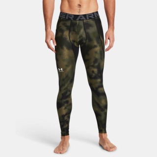 Herenlegging HeatGear® Printed Marine OD Groente / Wit L