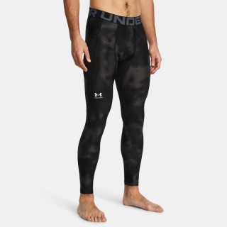 Herenlegging HeatGear® Printed Zwart / Wit L