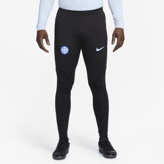 Inter Milan Strike Nike knit voetbalbroek met Dri-FIT voor heren - Zwart