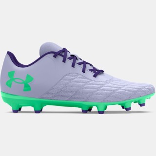 Under Armour Magnetico Select 3 FG Jr. Celeste Jongensvoetbalschoenen