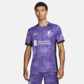 Liverpool FC 2023/24 Stadium Derde Nike Dri-FIT voetbalshirt voor heren - Paars