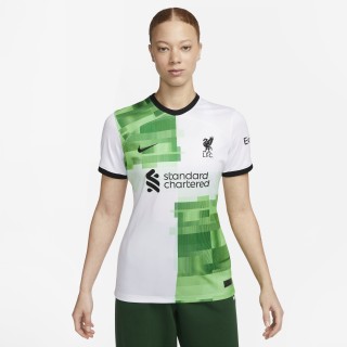 Liverpool FC 2023/24 Stadium Uit Nike Dri-FIT voetbalshirt voor dames - Wit