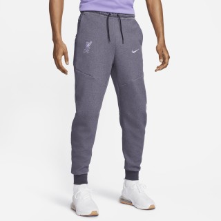 Liverpool FC Tech Fleece Third Nike voetbaljoggingbroek voor heren - Grijs