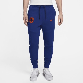 Nederland Tech Fleece Nike voetbalbroek voor heren - Blauw