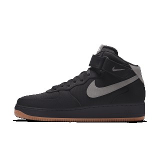 Nike Air Force 1 Mid By You Custom herenschoenen - Zwart