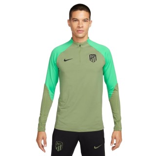 Nike Atletico Madrid Strike Trainingstrui 1/4-Zip 2023-2024 Groen Felgroen Donkergrijs