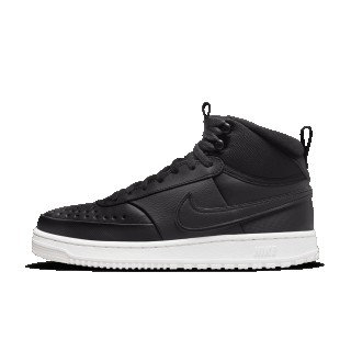 Nike Court Vision Mid Winter Herenschoenen - Zwart