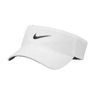 Nike Dri-FIT Ace Swoosh zonneklep - Wit