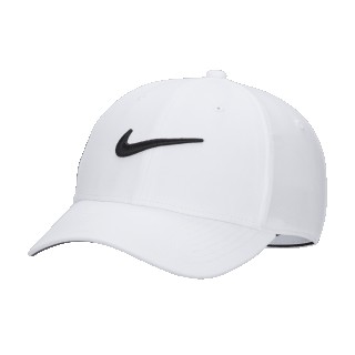 Nike Dri-FIT Club gestructureerde Swoosh pet - Wit