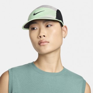 Nike Dri-FIT Fly ongestructureerde Swoosh pet - Grijs