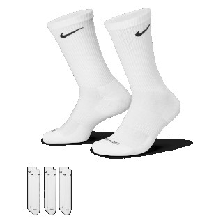 Nike Everyday Plus Cushioned crew trainingssokken (3 paar) - Wit