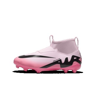 Nike Jr. Mercurial Superfly 9 Academy high top voetbalschoenen voor kleuters/kids (meerdere ondergronden) - Roze