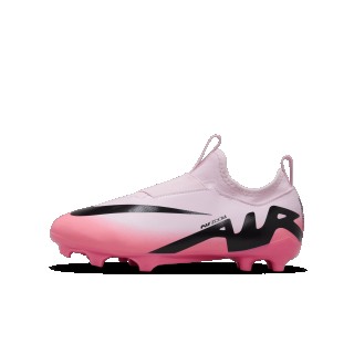 Nike Jr. Mercurial Vapor 15 Academy low top voetbalschoenen voor kleuters/kids (meerdere ondergronden) - Roze