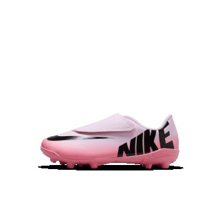 Nike Jr. Mercurial Vapor 15 Club low top voetbalschoenen voor kleuters (meerdere ondergronden) - Roze