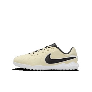 Nike Jr. Tiempo Legend 10 Academy low-top voetbalschoenen voor kleuters/kids (turf) - Geel