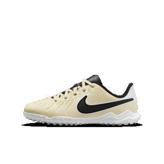 Nike Jr. Tiempo Legend 10 Club low-top voetbalschoen voor kleuters/kids (turf) - Geel