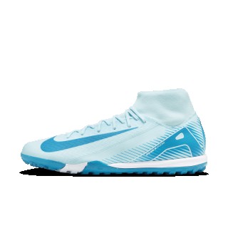 Nike Mercurial Superfly 10 Academy high-top voetbalschoenen (turf) - Blauw