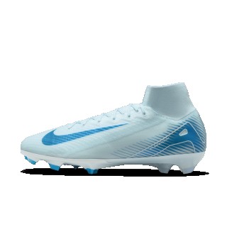 Nike Mercurial Superfly 10 Elite high top voetbalschoenen (stevige ondergrond) - Blauw