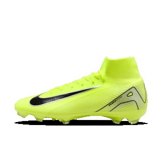 Nike Mercurial Superfly 10 Pro high-top voetbalschoenen (stevige ondergrond) - Geel