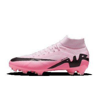 Nike Mercurial Superfly 9 Pro high-top voetbalschoenen (stevige ondergrond) - Roze